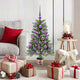 VidaXL Sapin de Noël avec 150 LED avec standard vert 90 cm PE