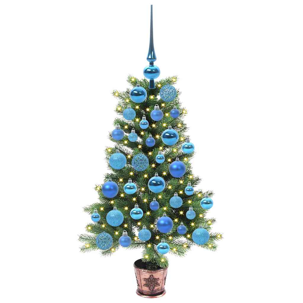 VidaXL Sapin de Noël avec 150 LED avec standard vert 90 cm PE