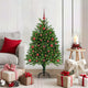 VidaXL Sapin de Noël avec 150 LED avec standard vert 120 cm PE