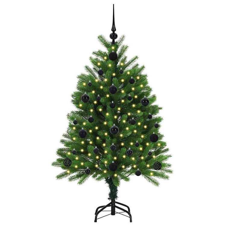 VidaXL Sapin de Noël avec 150 LED avec standard vert 120 cm PE