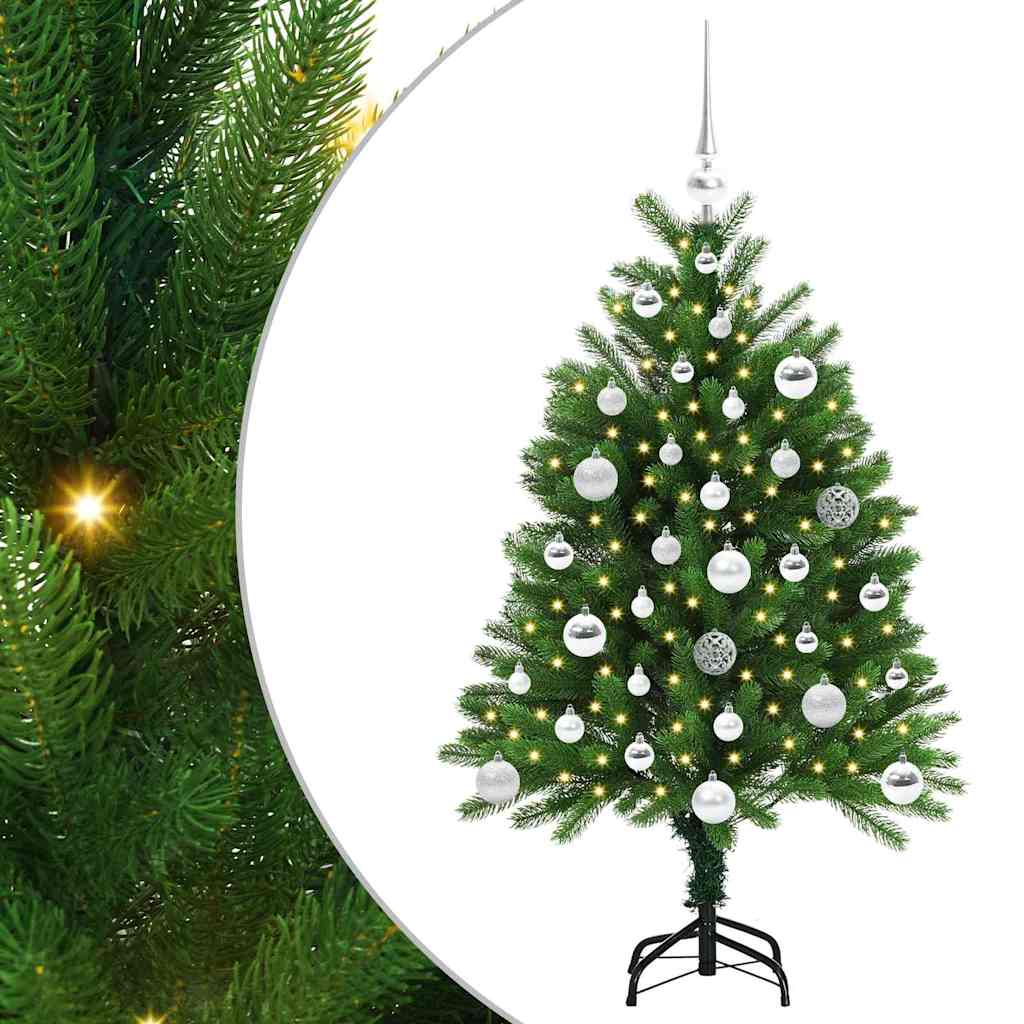 VidaXL Sapin de Noël avec 150 LED avec standard vert 120 cm PE