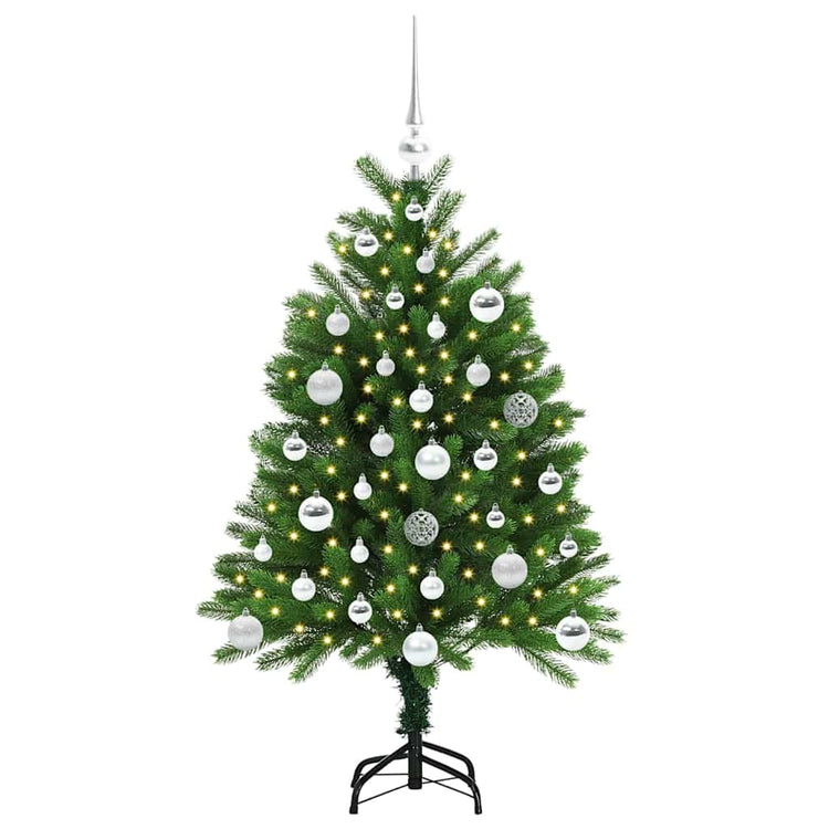 VidaXL Sapin de Noël avec 150 LED avec standard vert 120 cm PE