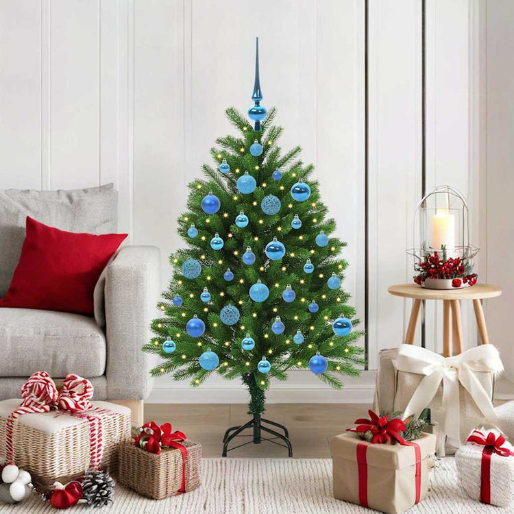 VidaXL Sapin de Noël avec 150 LED avec standard vert 120 cm PE
