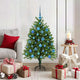 VidaXL Sapin de Noël avec 150 LED avec standard vert 120 cm PE