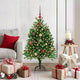 VidaXL Sapin de Noël avec 150 LED avec standard vert 120 cm PE