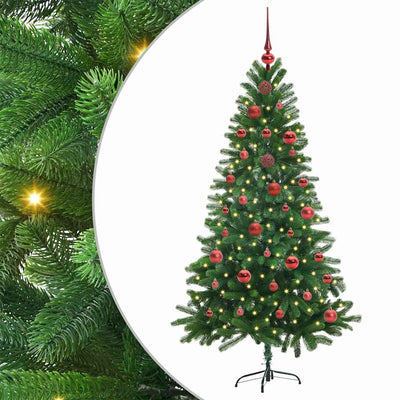 VidaXL Sapin de Noël avec 150 LED avec standard vert 150 cm PE