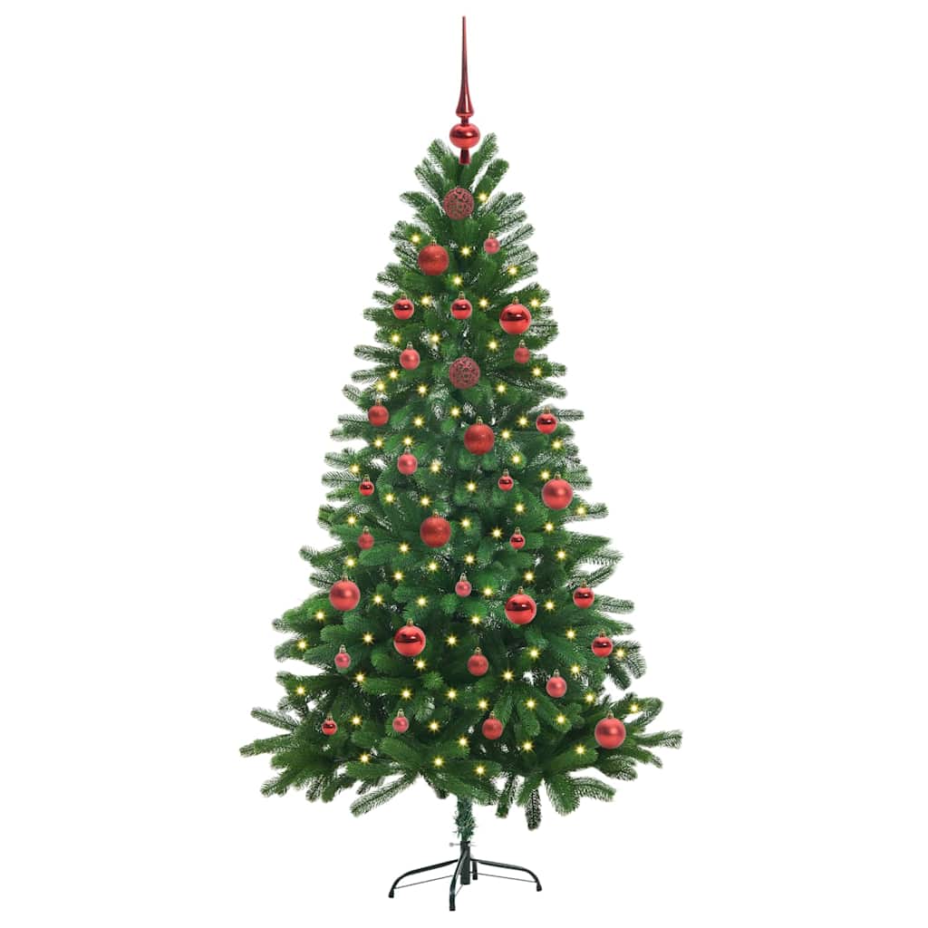 VidaXL Sapin de Noël avec 150 LED avec standard vert 150 cm PE
