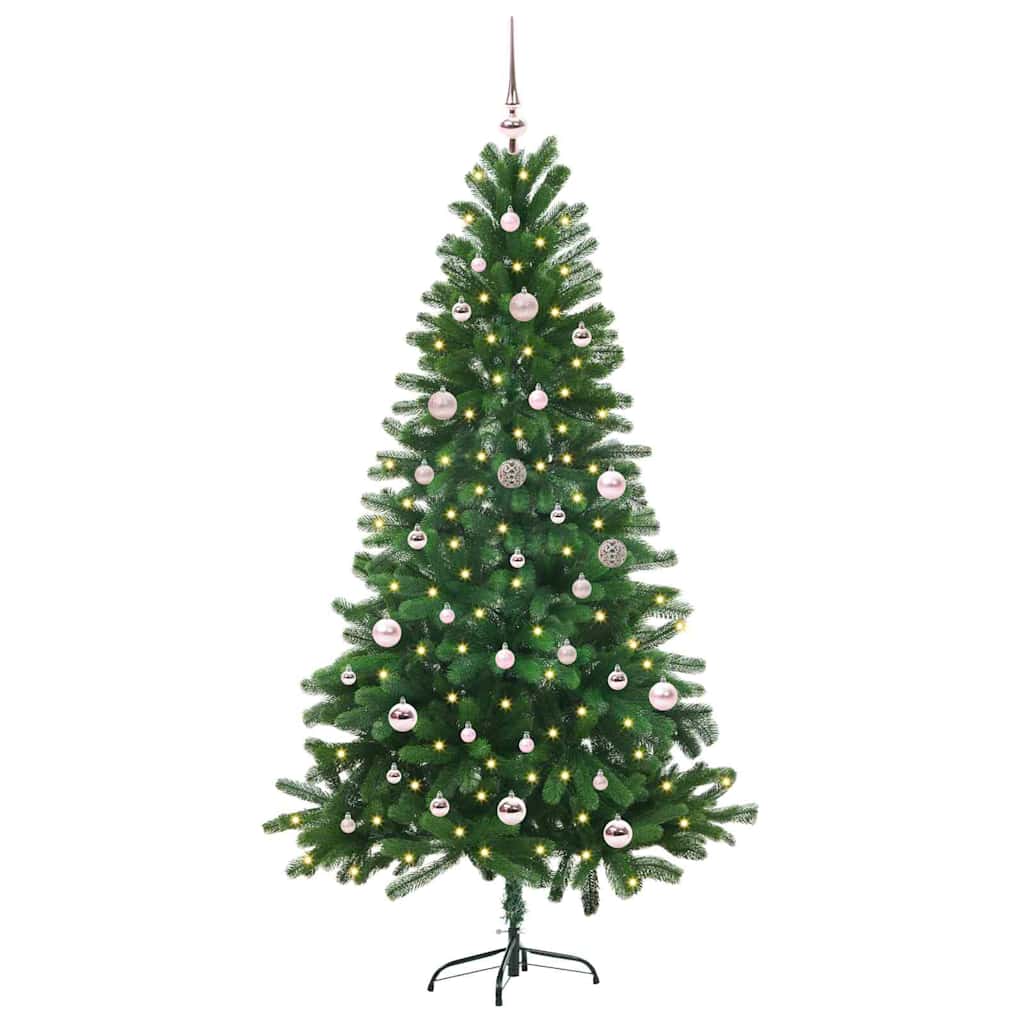 VidaXL Sapin de Noël avec 150 LED avec standard vert 150 cm PE