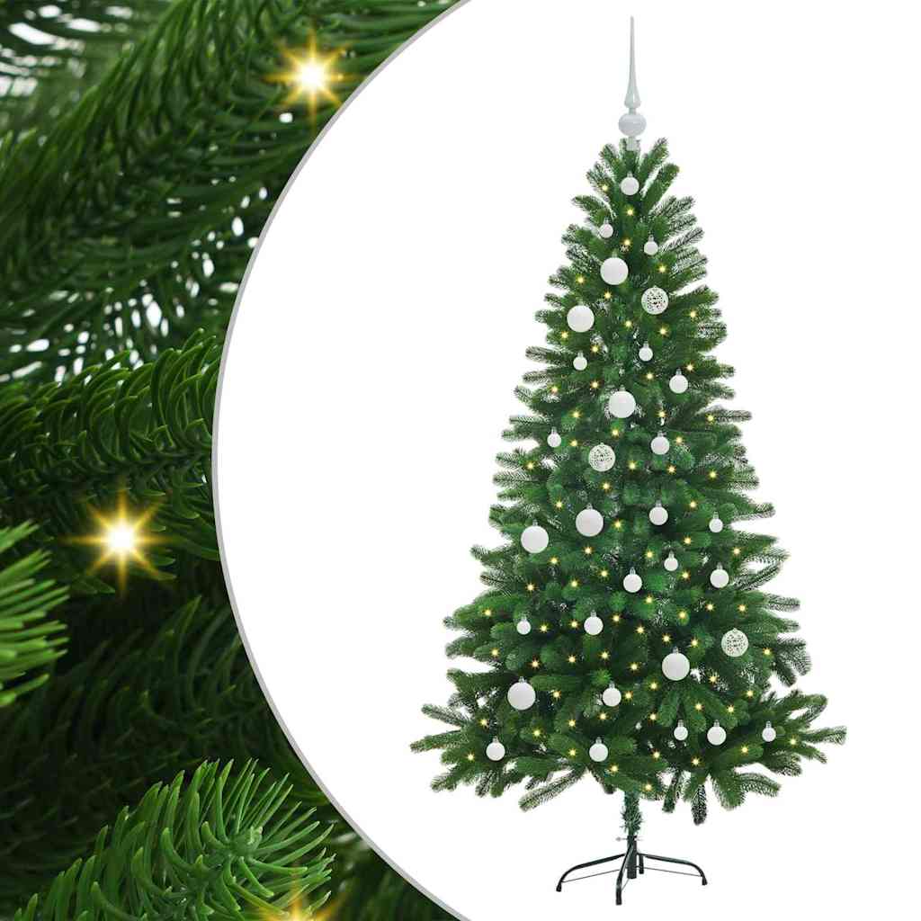 VidaXL Sapin de Noël avec 150 LED avec standard vert 150 cm PE