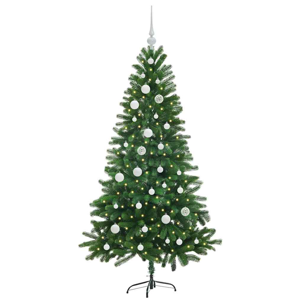 VidaXL Sapin de Noël avec 150 LED avec standard vert 150 cm PE