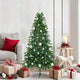 VidaXL Sapin de Noël avec 150 LED avec standard vert 150 cm PE