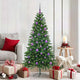 VidaXL Sapin de Noël avec 150 LED avec standard vert 150 cm PE
