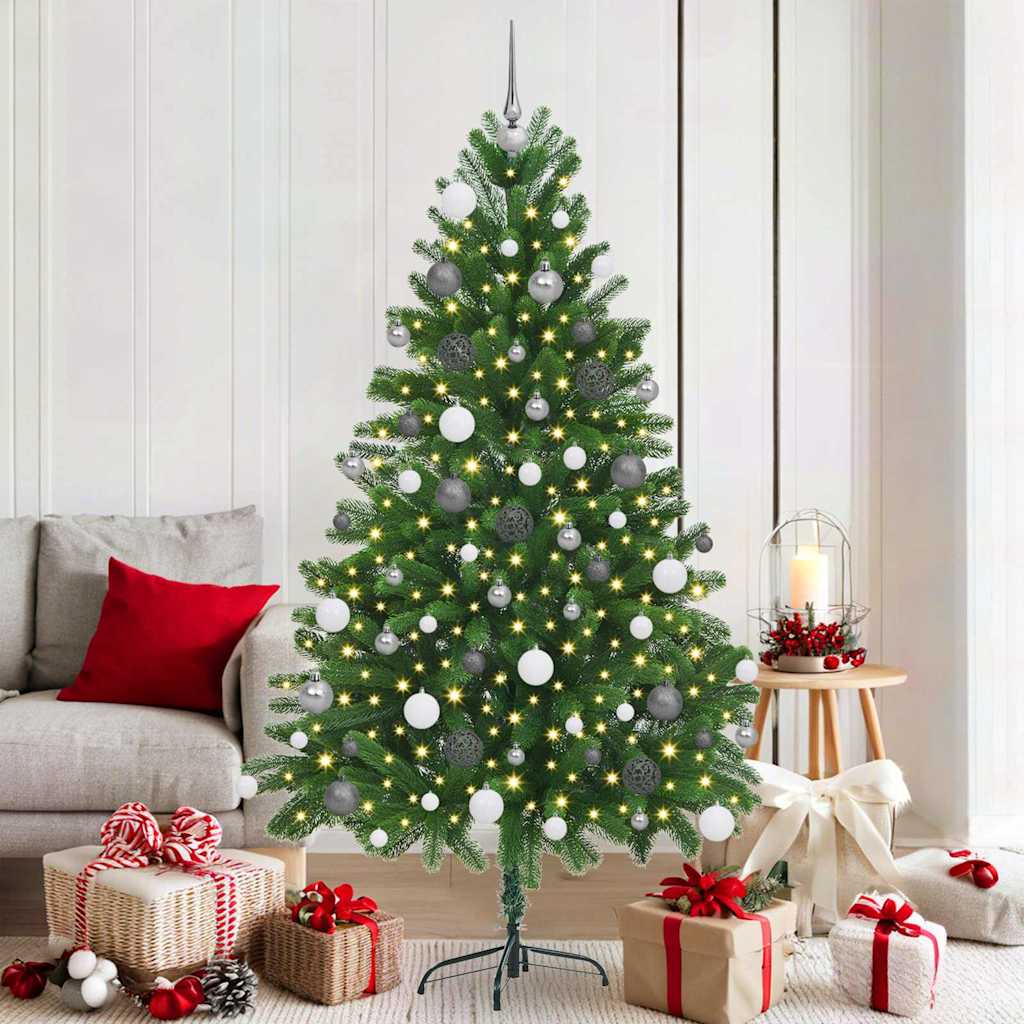 Vidaxx Sapin de Noël avec 300 LED avec standard vert 180 cm PE