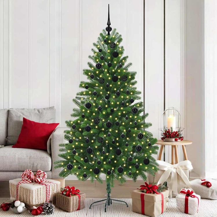 Vidaxx Sapin de Noël avec 300 LED avec standard vert 180 cm PE