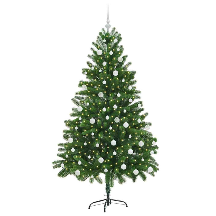 Vidaxx Sapin de Noël avec 300 LED avec standard vert 180 cm PE