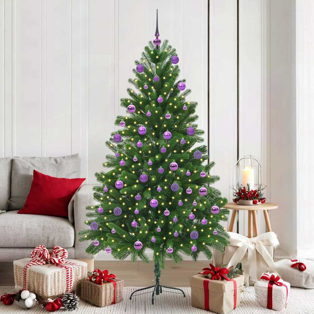 Vidaxx Sapin de Noël avec 300 LED avec standard vert 180 cm PE