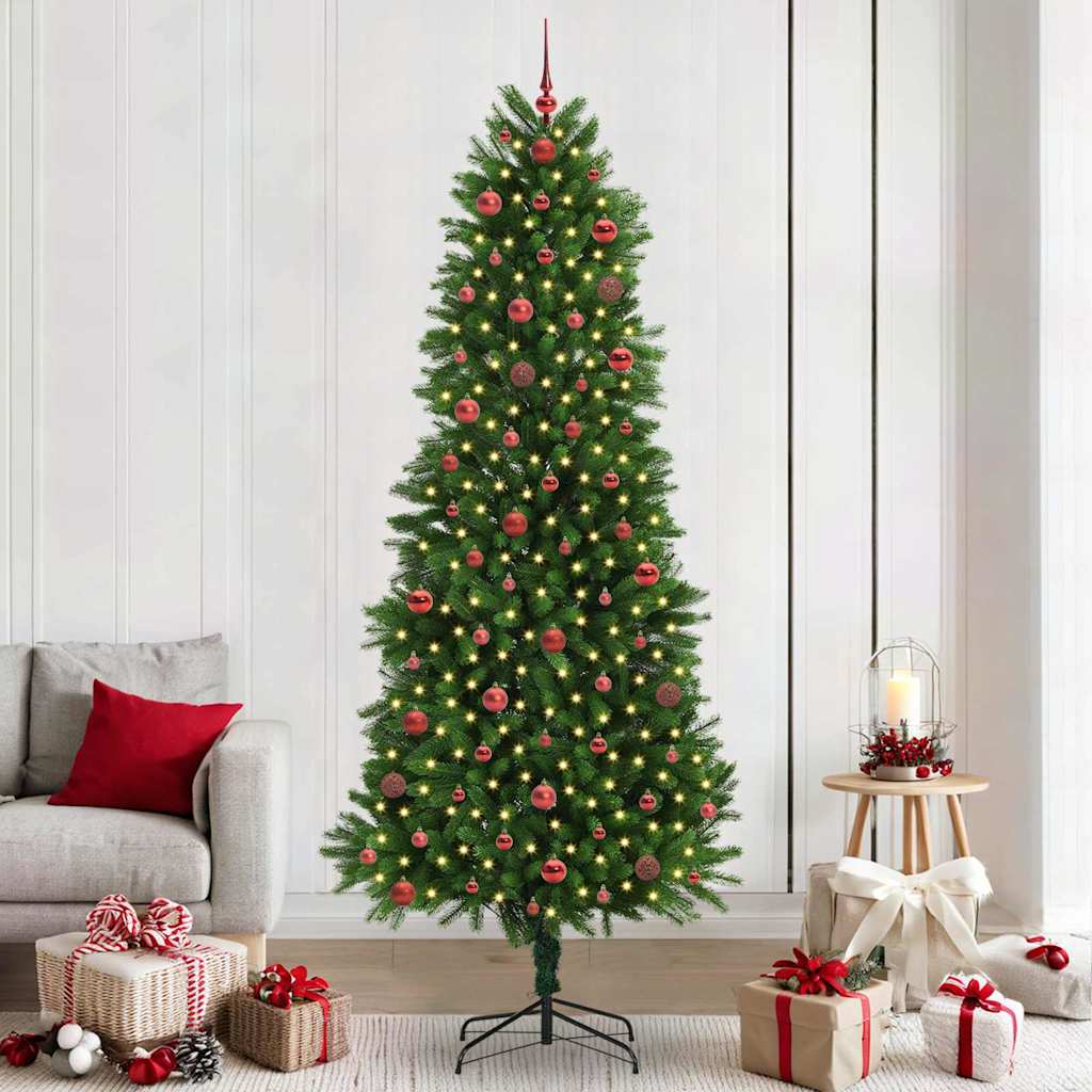 VidaXL Sapin de Noël avec 300 LED avec standard vert 240 cm PE