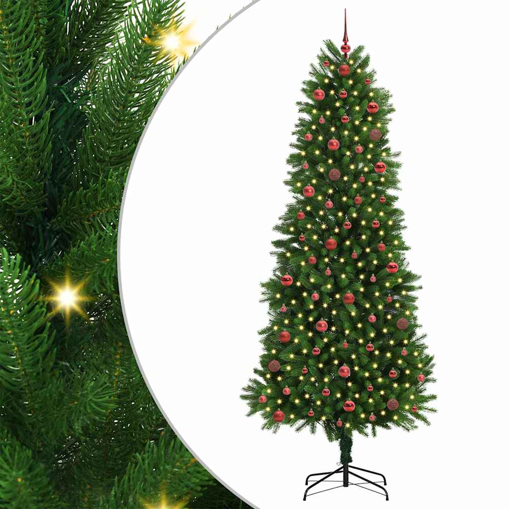 VidaXL Sapin de Noël avec 300 LED avec standard vert 240 cm PE