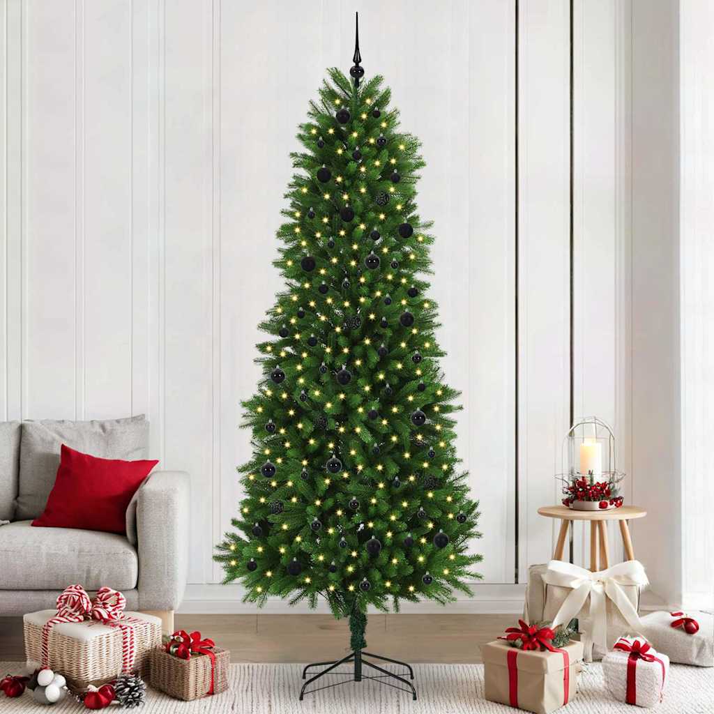 VidaXL Sapin de Noël avec 300 LED avec standard vert 240 cm PE