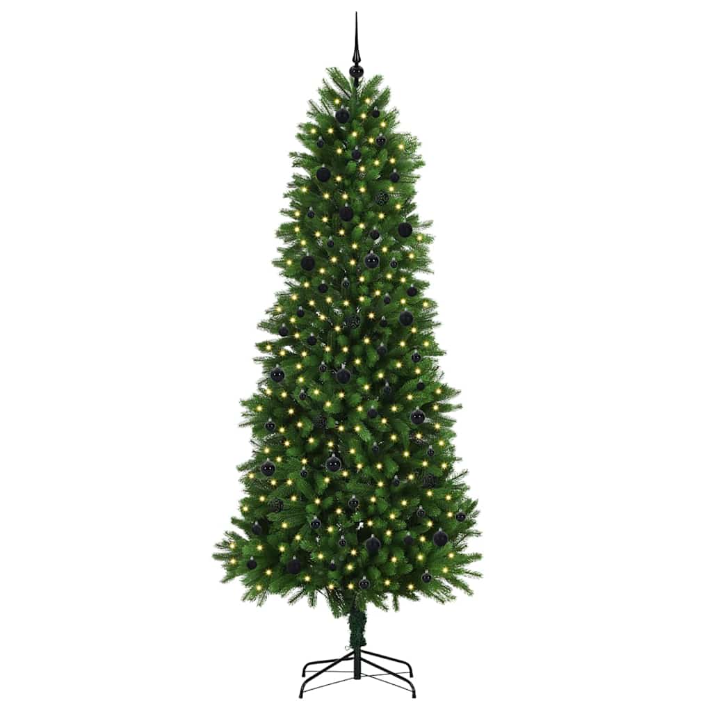 VidaXL Sapin de Noël avec 300 LED avec standard vert 240 cm PE