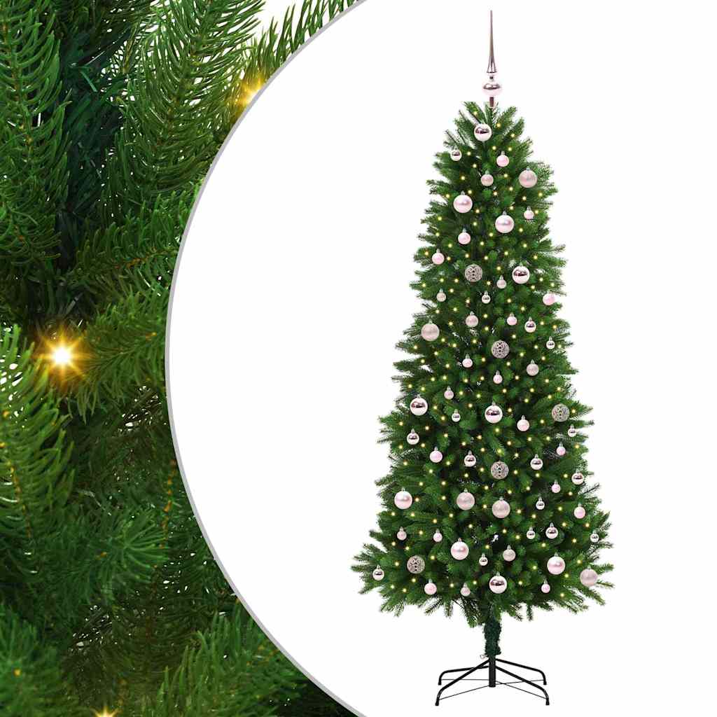 VidaXL Sapin de Noël avec 300 LED avec standard vert 240 cm PE