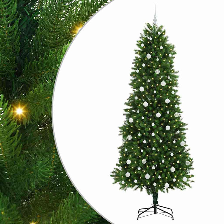 VidaXL Sapin de Noël avec 300 LED avec standard vert 240 cm PE