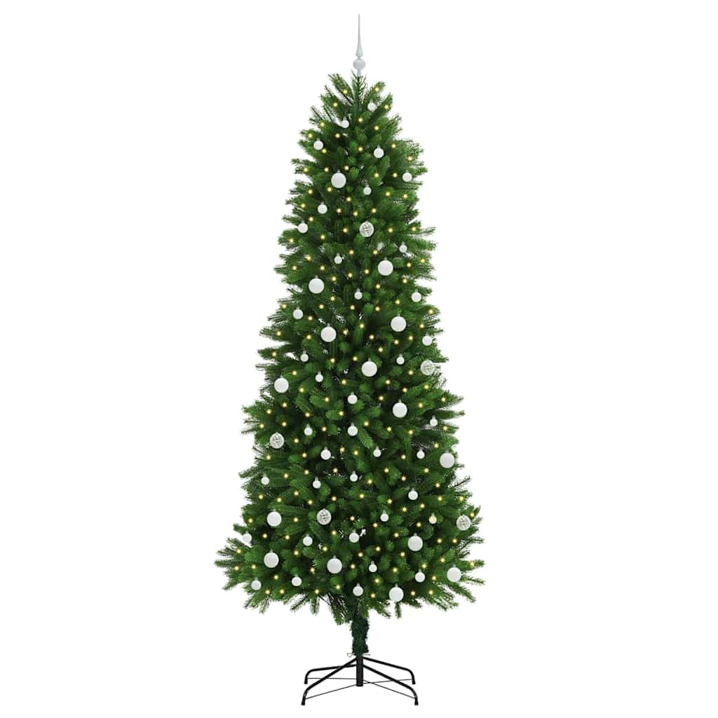 VidaXL Sapin de Noël avec 300 LED avec standard vert 240 cm PE