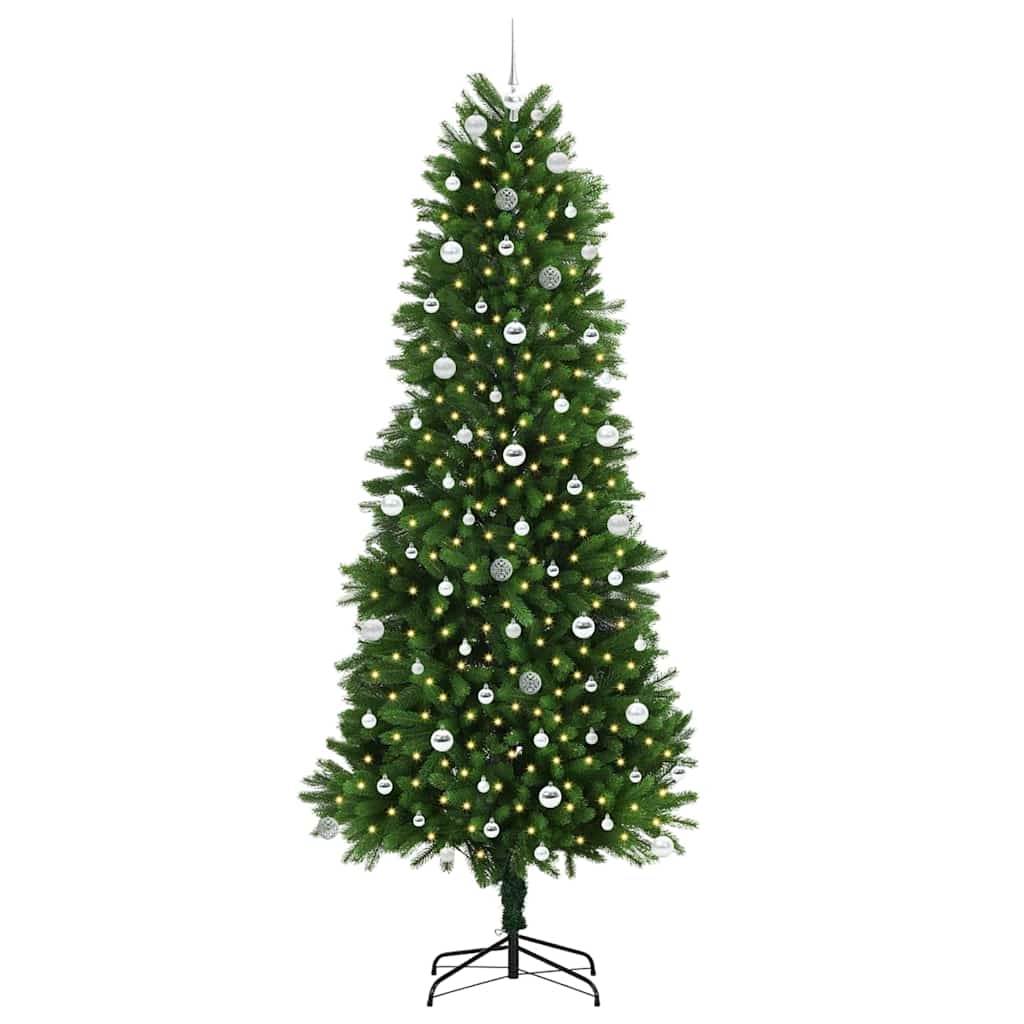 VidaXL Sapin de Noël avec 300 LED avec standard vert 240 cm PE