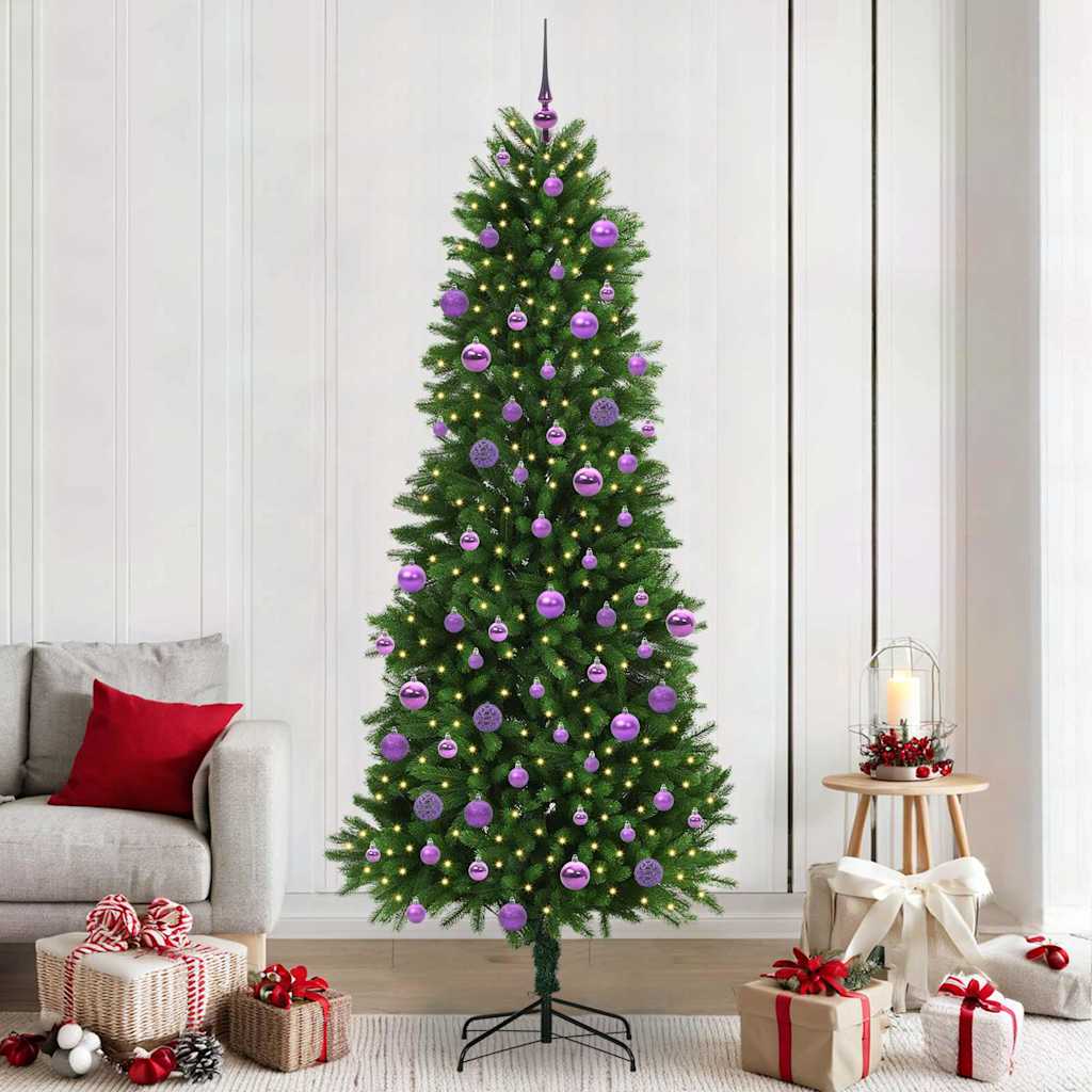 VidaXL Sapin de Noël avec 300 LED avec standard vert 240 cm PE