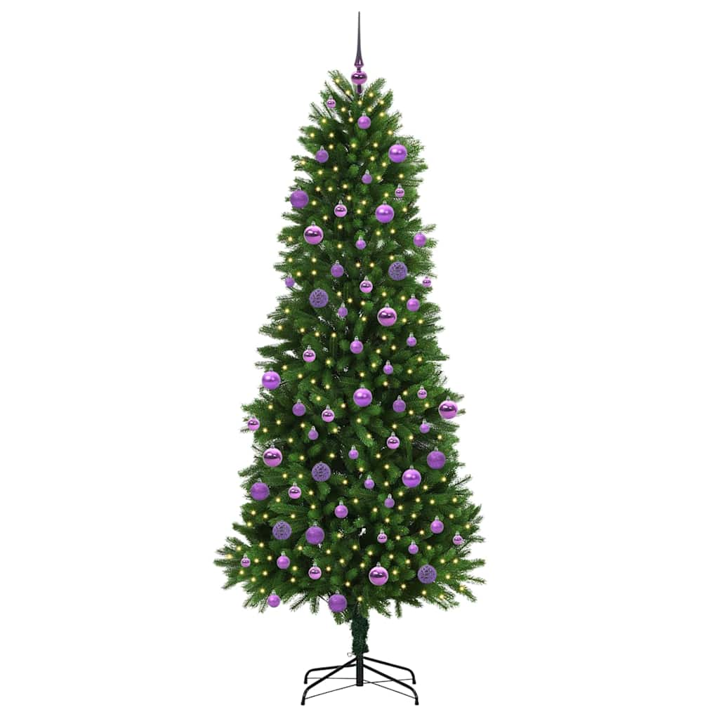 VidaXL Sapin de Noël avec 300 LED avec standard vert 240 cm PE