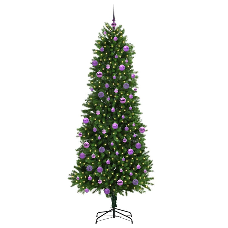 VidaXL Sapin de Noël avec 300 LED avec standard vert 240 cm PE