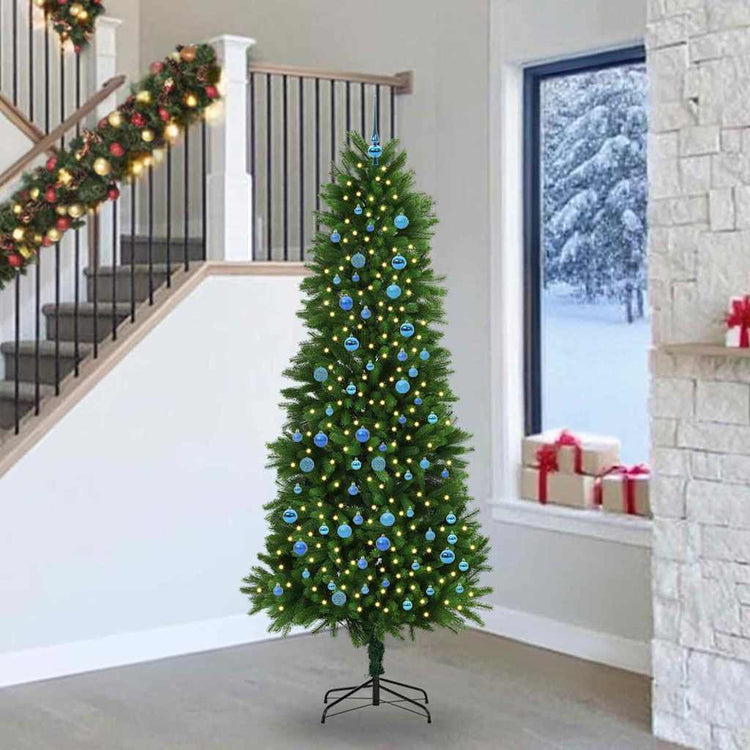 VidaXL Sapin de Noël avec 300 LED avec standard vert 240 cm PE