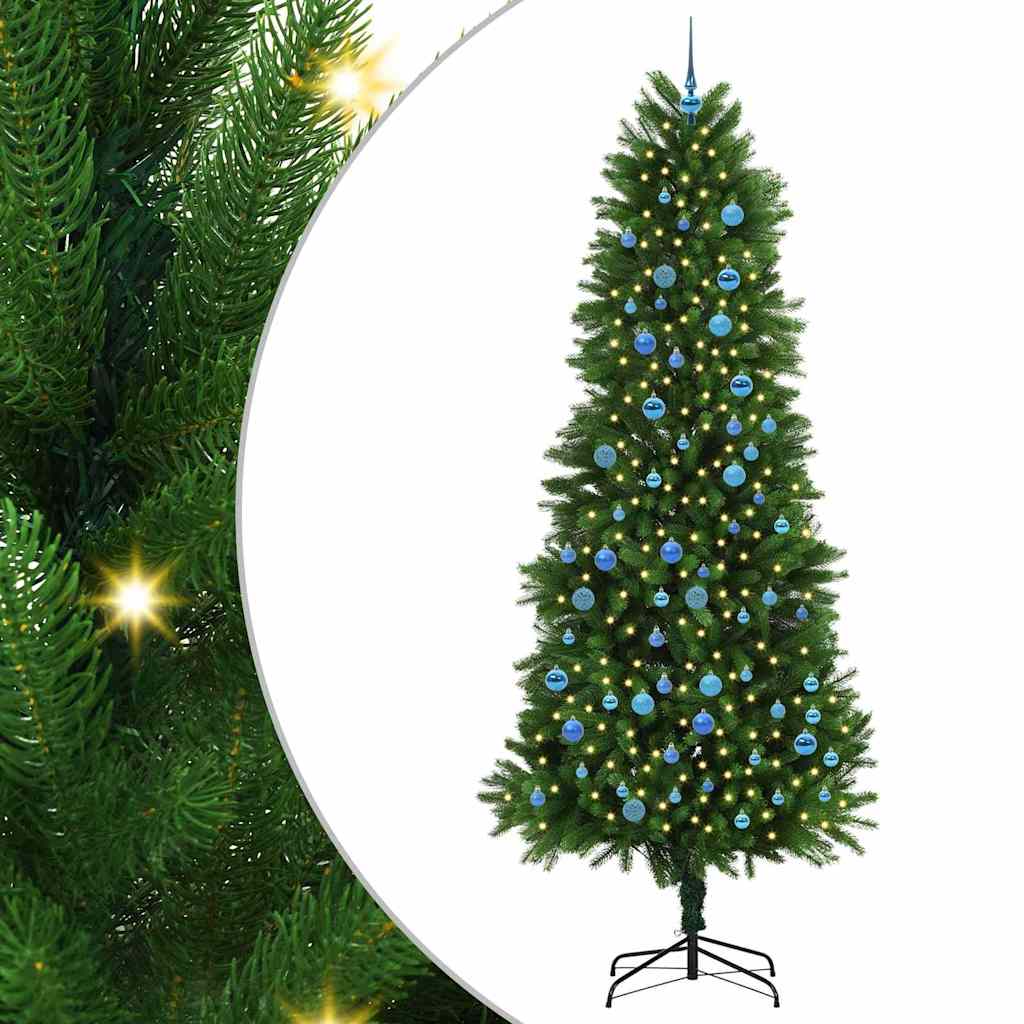 VidaXL Sapin de Noël avec 300 LED avec standard vert 240 cm PE
