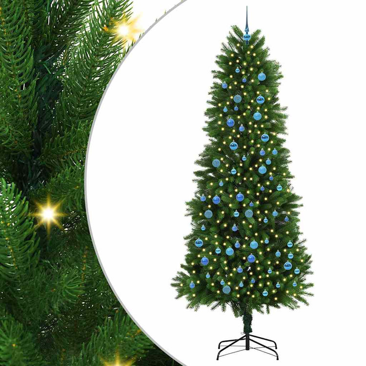 VidaXL Sapin de Noël avec 300 LED avec standard vert 240 cm PE