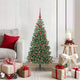 VidaXL Sapin de Noël avec 150 LED avec PVC vert standard 120 cm