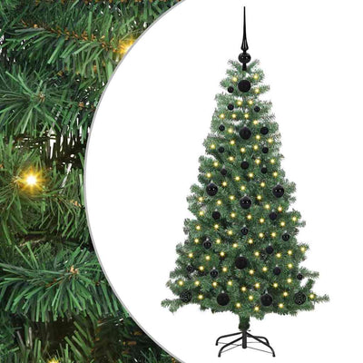 VidaXL Sapin de Noël avec 150 LED avec PVC vert standard 120 cm