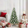 VidaXL Sapin de Noël avec 150 LED avec PVC vert standard 120 cm