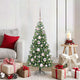 VidaXL Sapin de Noël avec 150 LED avec PVC vert standard 120 cm