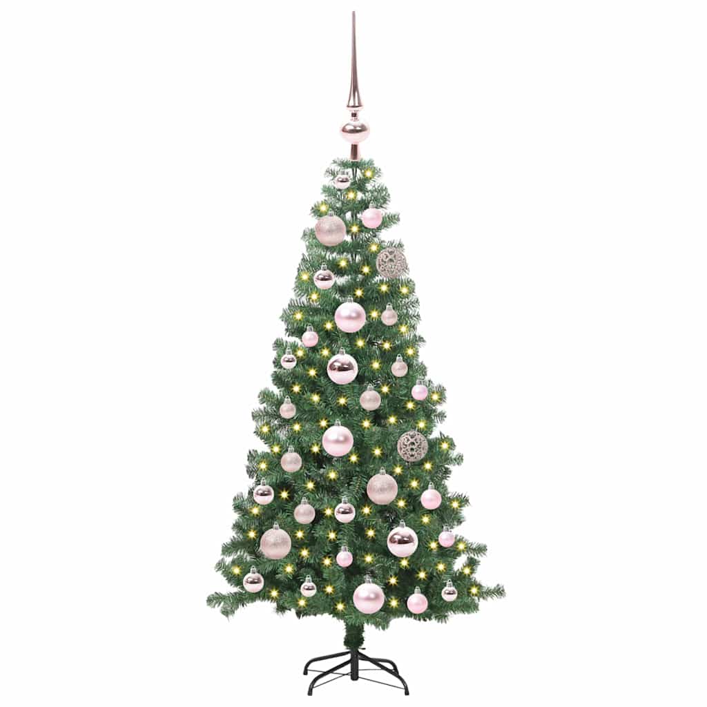 VidaXL Sapin de Noël avec 150 LED avec PVC vert standard 120 cm