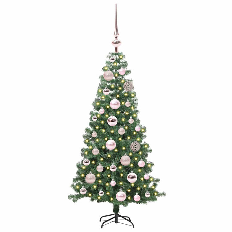 VidaXL Sapin de Noël avec 150 LED avec PVC vert standard 120 cm