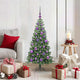 VidaXL Sapin de Noël avec 150 LED avec PVC vert standard 120 cm