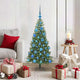 VidaXL Sapin de Noël avec 150 LED avec PVC vert standard 120 cm