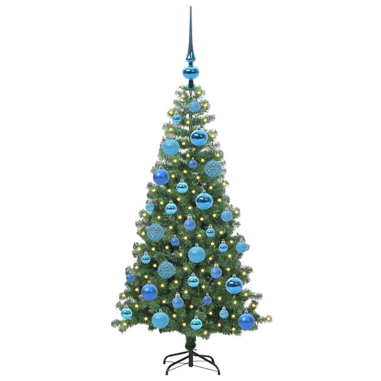 VidaXL Sapin de Noël avec 150 LED avec PVC vert standard 120 cm