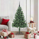VidaXL Sapin de Noël avec 150 LED avec PVC vert standard 150 cm