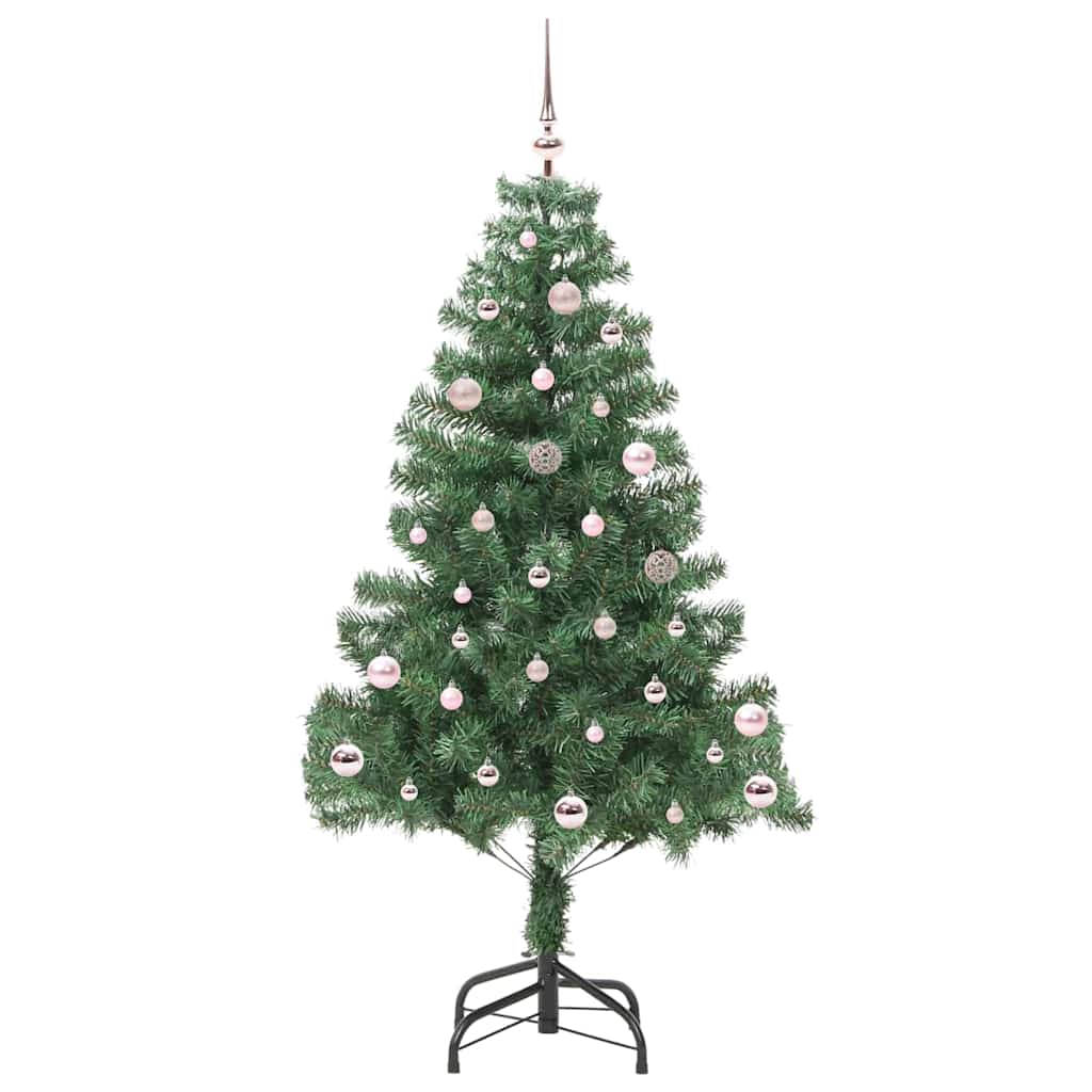 VidaXL Sapin de Noël avec 150 LED avec PVC vert standard 150 cm
