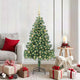 VidaXL Sapin de Noël avec 150 LED avec PVC vert standard 150 cm