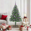 VidaXL Sapin de Noël avec 150 LED avec PVC vert standard 150 cm