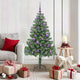 VidaXL Sapin de Noël avec 150 LED avec PVC vert standard 150 cm