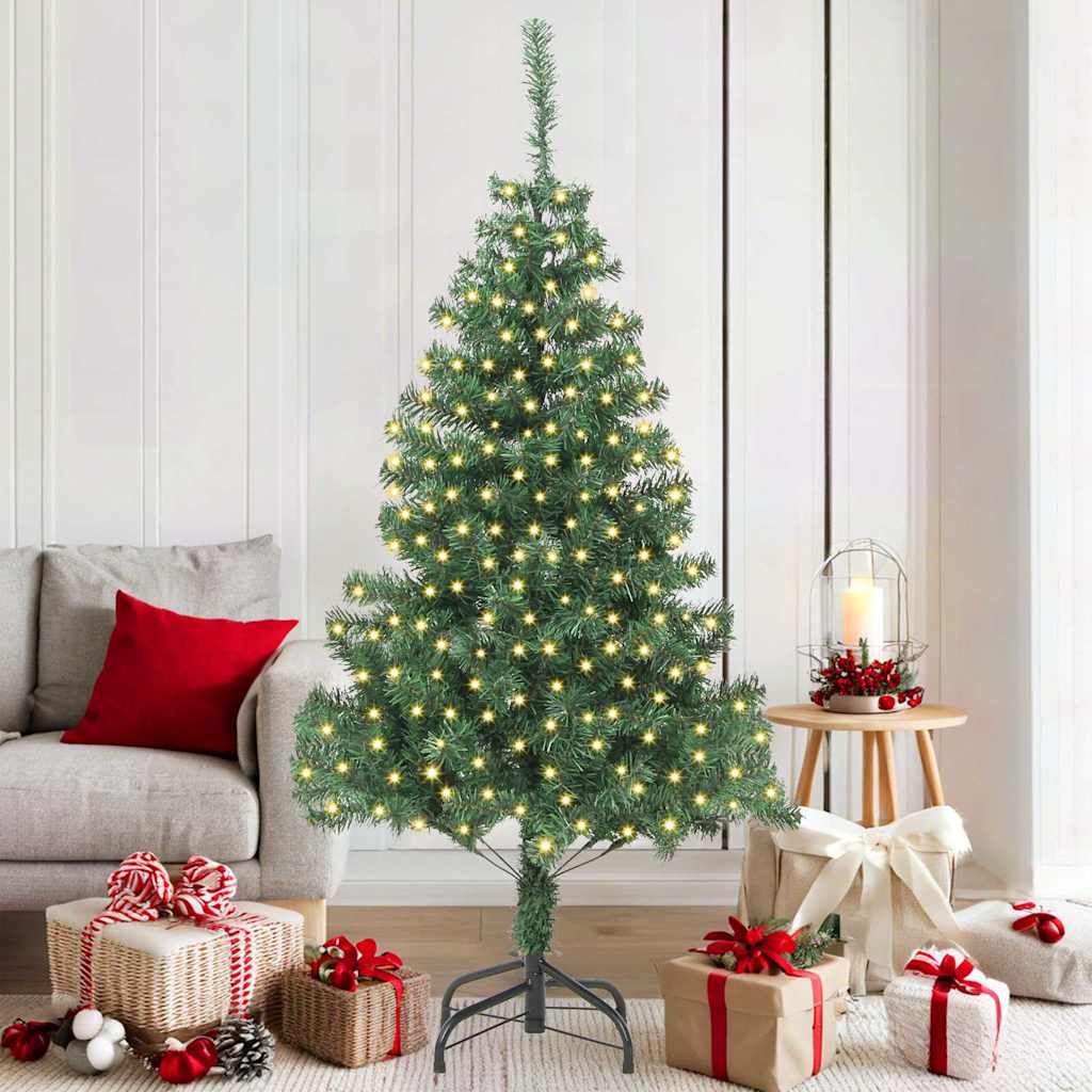 Vidaxx Sapin de Noël avec 300 LED avec PVC vert standard 180 cm