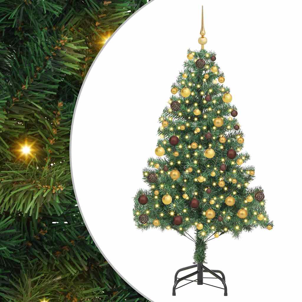 Vidaxx Sapin de Noël avec 300 LED avec PVC vert standard 180 cm